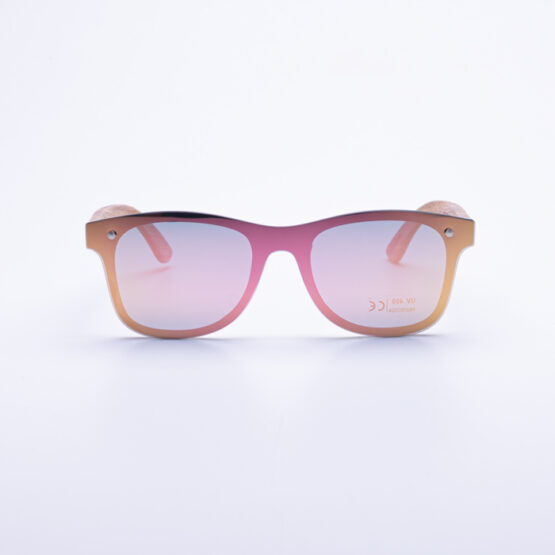 Розови огледални очила