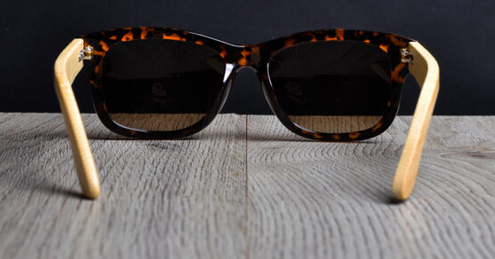 дървени очила - леопард